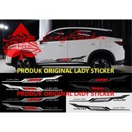 Alvez car Cutting sticker, wuling Alvez car sticker