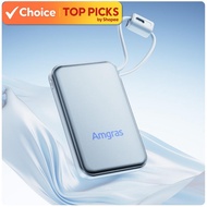 Amgras PowerMeta 845 PowerBank 10000 / 20000mAh Large Capacity 22.5W Fast Charging Built-in Dual Cab