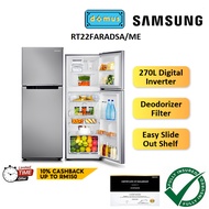 Samsung Refrigerator 2 Door Inverter 270L Fridge Peti Sejuk Peti Ais 2 Pintu Inverter Murah 冰箱 RT22F