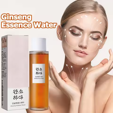 Ginseng Face Essence Lighten Fine Line Moisturize Smooth Restores Dry Dull Skin Brighten Serum Hydra