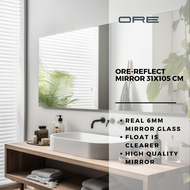 ORE - Reflect Mirror 6mm Wall Mirror Vanity Mirror Bathroom Mirror Frameless Dressing Wall Hanging M