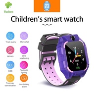 ใหม่ new Q12B นาฬิกาข้อมือสมาร์ทโฟน GPS สำหรับเด็ก WIFI เด็ก Smartwatch กันน้ำ SOS Jam Tangan anak สำหรับเด็ก Android SIM Call BOY GIRL