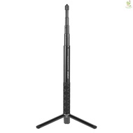Andoer Invisible Selfie Stick 1/4 Inch Screw 28cm-110cm Adjustable Length with Mini Desktop Tripod for Insta360 ONE X/ ONE/ EVO Camera Came-1229