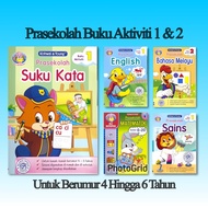 Siri Octopus • Buku Buku Latihan Prasekolah Matematik /Sains /Bahasa Melayu /Suku Kata /English Buku 1 &amp; 2