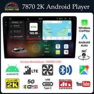 🔥READY STOCK 7870S 2K Car Android Player (2000*1200, 9.5/10.36 Inch, Android 13, Carplay, DTS, 360)