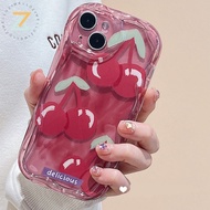 Samsung A54 A51 A52 A34 A32 A23 A13 A12 A02S A03S A04 A04E A50 A50S A30S M12 M04 M40S Curved Fresh Cherry Silicone Phone Case