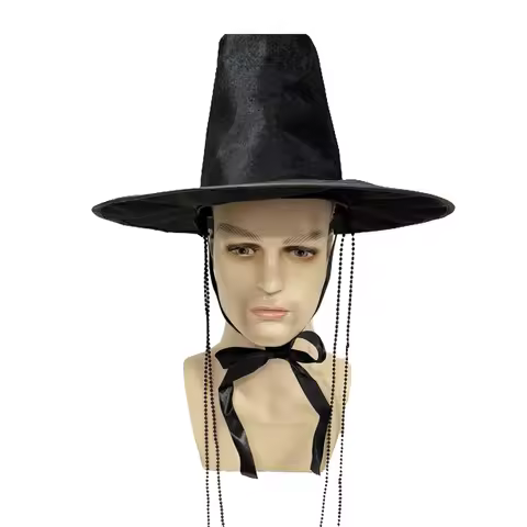 Costume Sun Hat Black Idol Cosplay Cap For Jinu Demon Hunter Fans Kpop Demon Hunter Costume Wide Bri