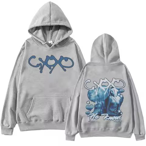 Camila Cabello C Xoxo Hoodie Harajuku Hip Hop Pullover Tops Man Woman Sweatshirt streetwear sweatshi