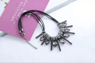 Exaggerated Fashion Crystal Necklace Short Style