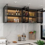 Customized Kitchen Balcony Bathroom Bedroom Glass Wall Cupboard Wall Cabinet Cabinet Closet Wall Top Cabinet of Locker Hanging onto the Cabinet
