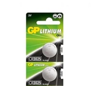 超霸 - GP鈕型鋰電池 CR2025 2粒裝 [GPPBL2025008]