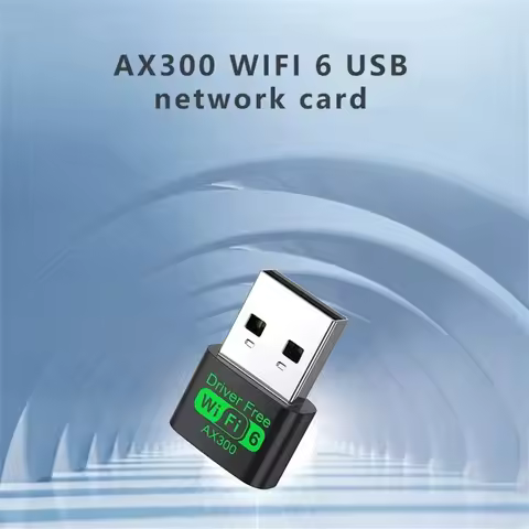 AX300 Wireless WiFi Receiver WiFi 6 2.4G WiFi Card Wifi6 USB Dongle PC Laptop Driver Free 802.11ax