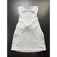 Foreign Trade Order c0tt0n candy1 White Halter Tube Top Narrow Waist mini Skirt