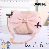 DAPHNE Straw Woven Bag, Casual Retro Beach Bag, 2024 Trendy Messenger Bag Party
