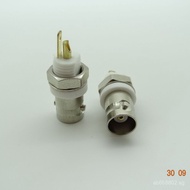 BNC White glue female connector  50European insulation BNC Usb BNC Socket panel connector VRTL