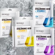 [Tersedia] Boquan Ya Hyaluronic Acid Vitamin A/C/E Masker Pelembap dan Pencerah Kulit 25g Kombo 3.26