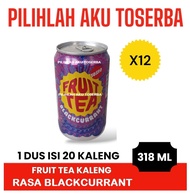 Fruit Tea Sosro BLACKCURRANT KALENG 318 ml - ( HARGA 12 KALENG )
