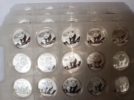 全新2012年中國熊貓銀幣 每版15只 收售$9000