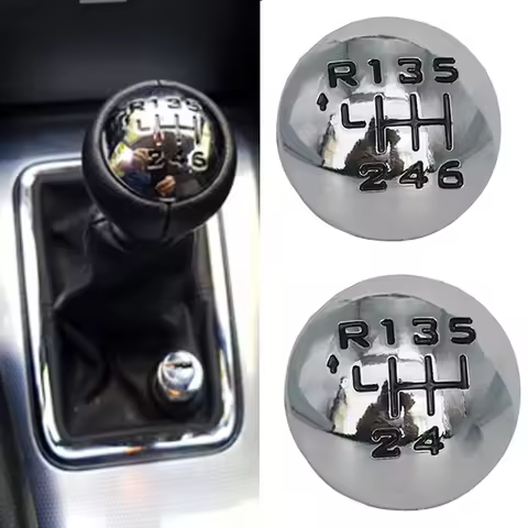 Gear Knob Stick Badge Emblem Trim Cap Cover For PEUGEOT 307 308 3008 407 5008 PARTNER B9 TEPEE Citro