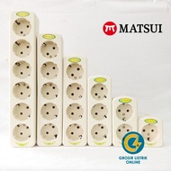 STOP KONTAK MATSUI 4 LUBANG 4 MT554 ARDE SNI MATSUI 100% KUNINGAN