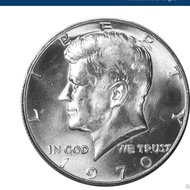 1970 Kennedy American President Can Blow Silver Dollar Silver Dollar 1.8MOST