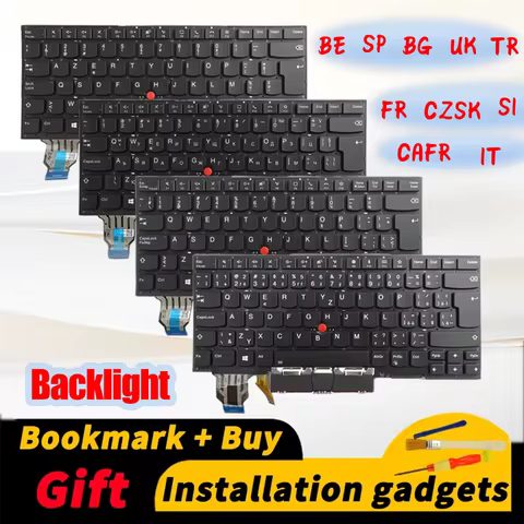 Suitable for Lenovo Thinkpad X1 Carbon Gen7 Gen8 backlit keyboard BE BG CAFR SP FR IT SI TR UK CZSK 