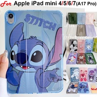 For iPad mini 4 5 6 7 A17 Pro 8.3 / 7.9 inch Fashion Cute Cartoon Case,Soft Silicone Thickened Shock