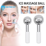 Stainless Ice Hockey Beauty Ball Facial Cryo Ice Globes Skin Massage Eye Care Face W9h7