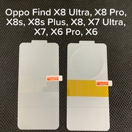 OPPO Find X6 X6 Pro X7 Ultra X8 X8 Pro X8 Ultra X8S X8S Plus X9 X9 Pro X9 Ultra PPF 3 Layers Transpa