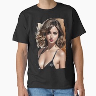 AI Ana De Armas Classic T-Shirt Unisex Round Neck T-Shirt, Unique, Creative, Fashionable and Cool, S