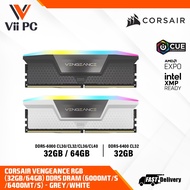 CORSAIR VENGEANCE RGB DDR5 2 x 16GB / 2X32GB  6400Mhz / 6000MHZ / 5200MHZ 1.40V Intel XMP & AMD EXPO