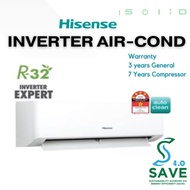 [SABAH ONLY] Hisense Inverter 1.5Hp Aircon R32, KAGS 省电冷气