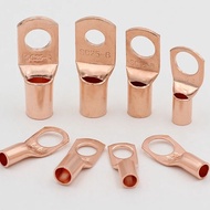 10Pcs Copper Lugs Ring Wire Connectors Bare Cable Electric Crimp Terminal SC6-5 SC10-10 SC16-10 SC25