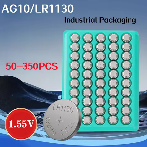 AG10 LR1130 Batteries 389A LR1130 LR54 L1131 SR1130 1.55v High Capacity Button Cell Coin Battery for