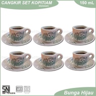 NEW 1 SET 6 PCS Kopitiam Cup/ Kopitiam Cup/ Coffee Cup Ceramic Cup Stoneware Kopitiam Cup