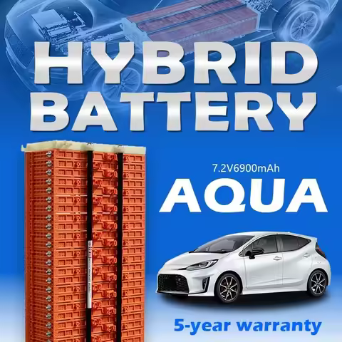7.2V 6.9Ah 70c New Auto Hybrid Lithium Battery Cell for AQUA Prius for Crown Lexus CT200h NX300h GS4