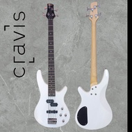 เบสไฟฟ้า Bass Cravis  เบสไฟฟ้า ฟรี กระเป๋าเบส สายแจ็ค