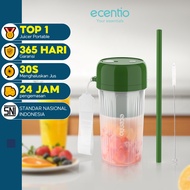 ecentio /Juice Blender/Mini Juicer/350mL/  12Mata Pisau Blender/Usb Blender Portable Juice