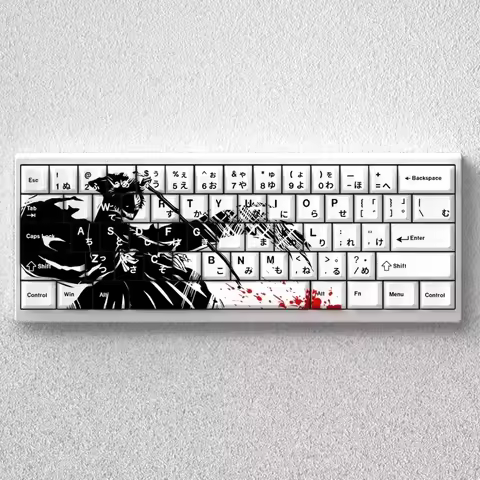 Kurozaki Ichino Key Cap Set PBT Cherry Japanese Key Cap 73 Keys for Gaming Mechanical Keyboard 60/65
