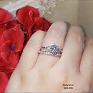 18K gold plated luxury ring