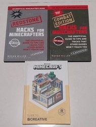 Minecraft指南書包括兩本Megan Miller 撰寫的《Hacks for Minecrafters》《Minecraft Guide to Creative》兒童遊戲書/Minecraft