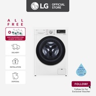 LG FV1410S3WA 10kgKG, Front Load Washer, White