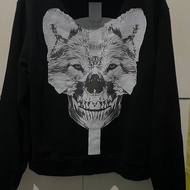 hoodie marcelo burlon hitam