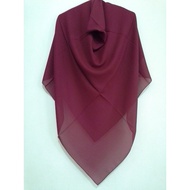 SALE Tudung Akel &amp; Miss Color Bidang 50' (Plain/ P. Jalur/ P. Line/ Satin)