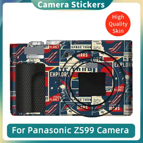 Decal Skin for Lumix ZS 99 Camera Sticker ZS99 Anti-Scratch Wrap Cover Film for Panasonic DC-ZS99 Ca
