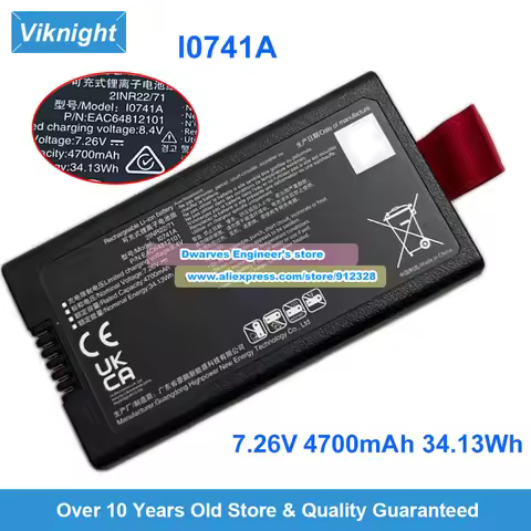 l0741A Battery 7.26V 4700mAh 34.13Wh For LG xboom Stage 301 Bluetooth Speaker Battery