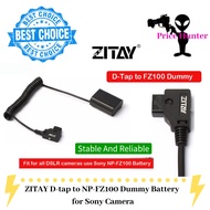 ZITAY D-tap to NP-FZ100 Dummy Battery for Sony Alpha A7III A7R III A9 A7R IV Alpha 9 A7R3 A7S3 A6600