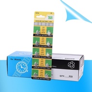 🇲🇾 [10PCS and Ready Stock] Original TMI LR41 LR44 LR1130 Lithium Battery 1.55V Watch Battery Button 