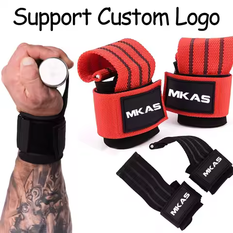 Power Lifting Straps WeightLifting Gym Gloves Deadlift Wrist Straps Hand Palm Assist Gear For Pull U