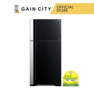 Hitachi 2 Door Fridge 550l Rvg690p7ms-gbk